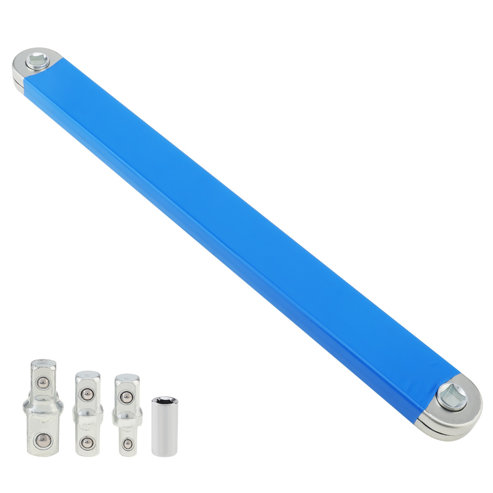 Impact Ready Offset Extension Wrench w/ 1/2″ 1/4″ and 3/8″ Square Drive Adapters