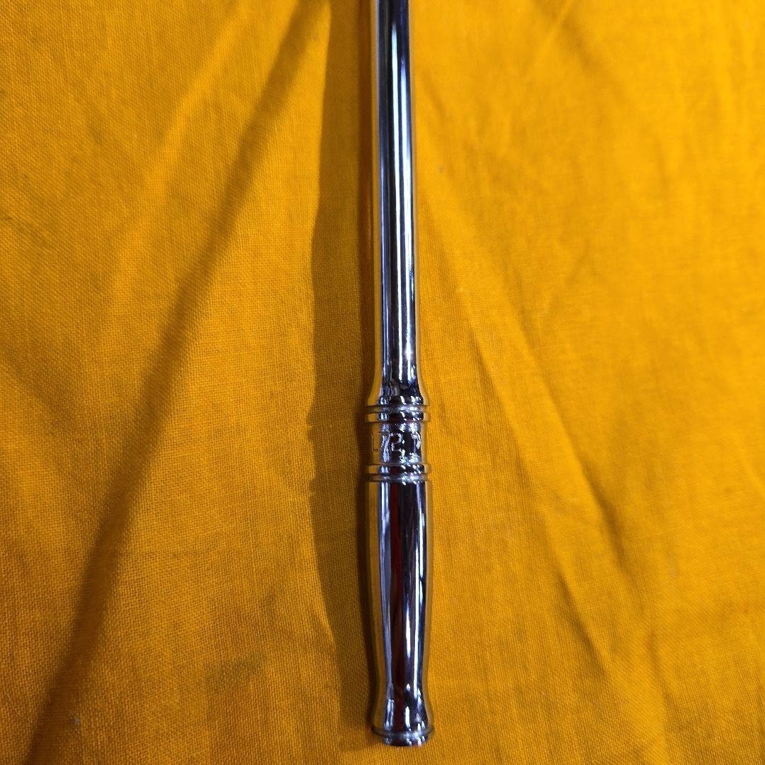 Snap-on TL72 1/4″ Drive Chrome Long Handle Ratchet sold as is