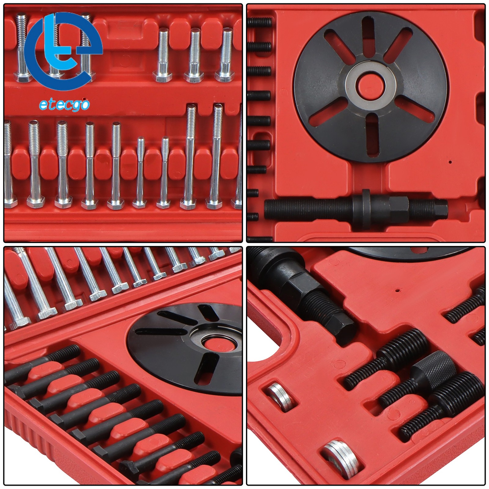Harmonic Balancer Puller Removal & Install Tool 1 Set Flywheel Crankshaft Kit