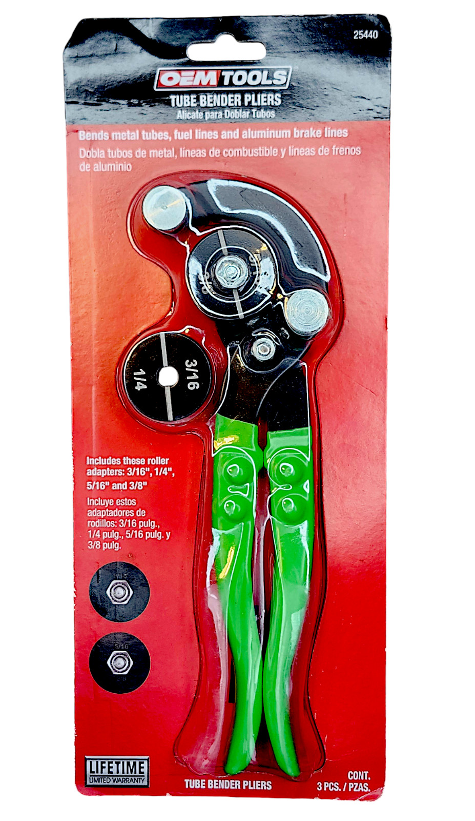 OEMTOOLS 25440 Professional Tube Bending Pliers