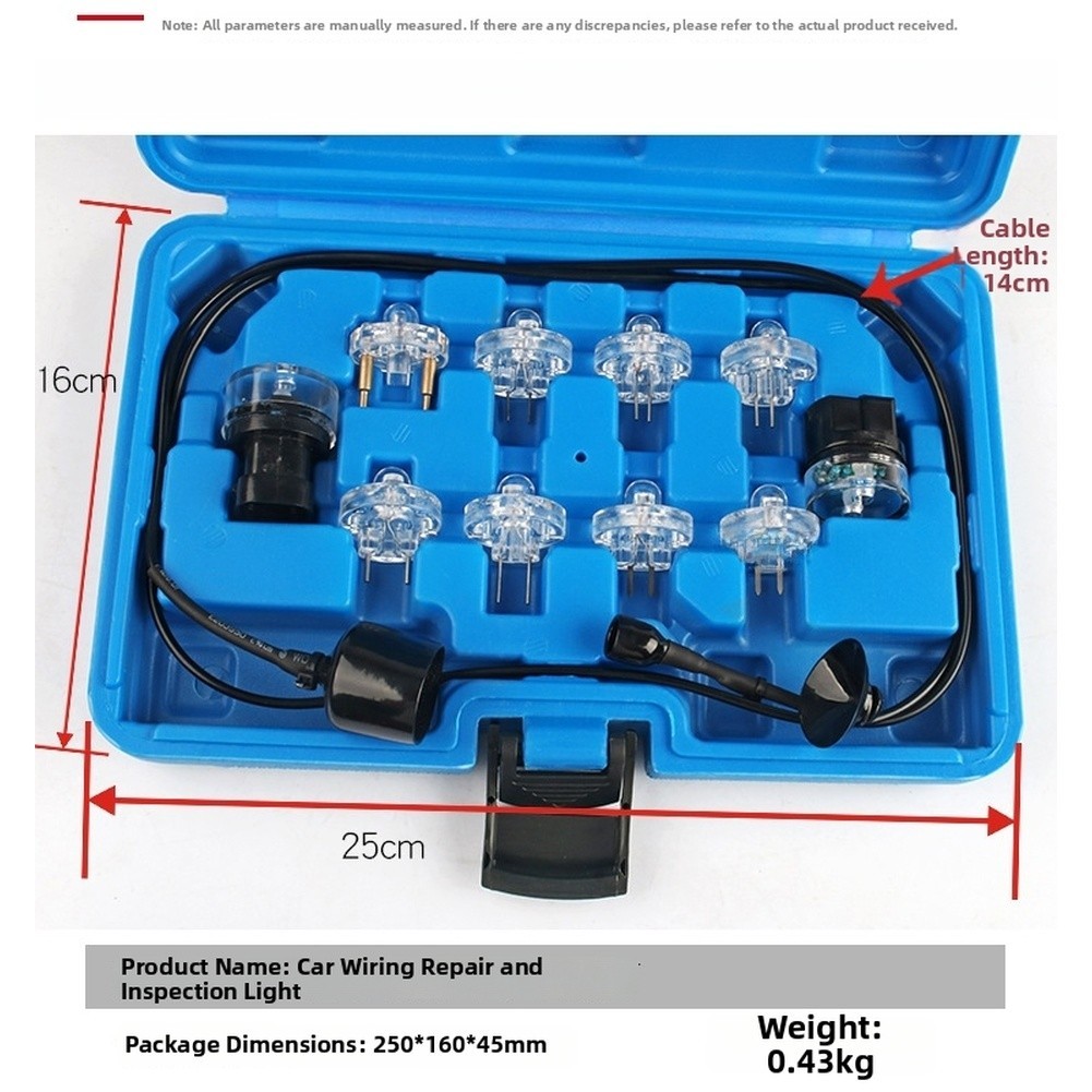 Automotive Fuel Injection Test Light Kit 11 Tools for EFI Wiring Repair