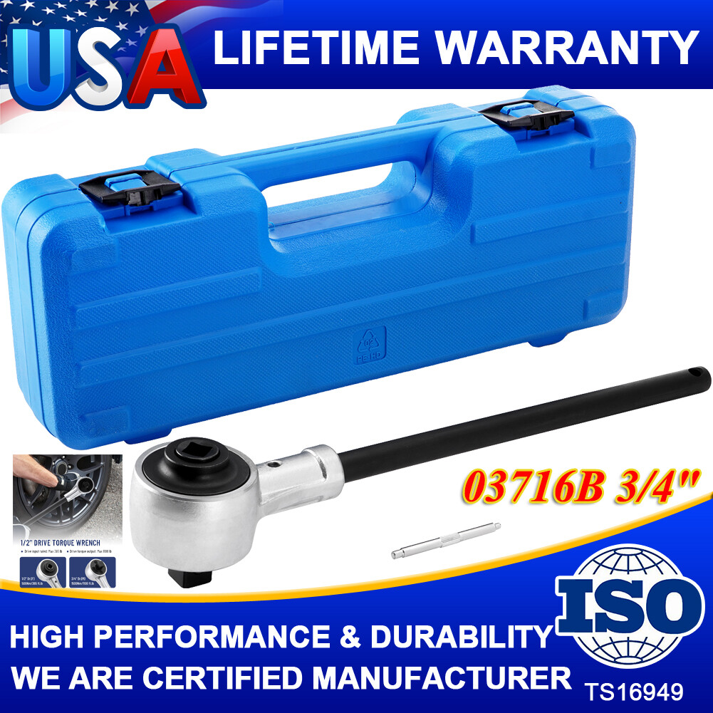 1/2″ NEW Torque Wrench 1100ft-lb Heavy Duty Torque Multiplier Wrench Tool Kit