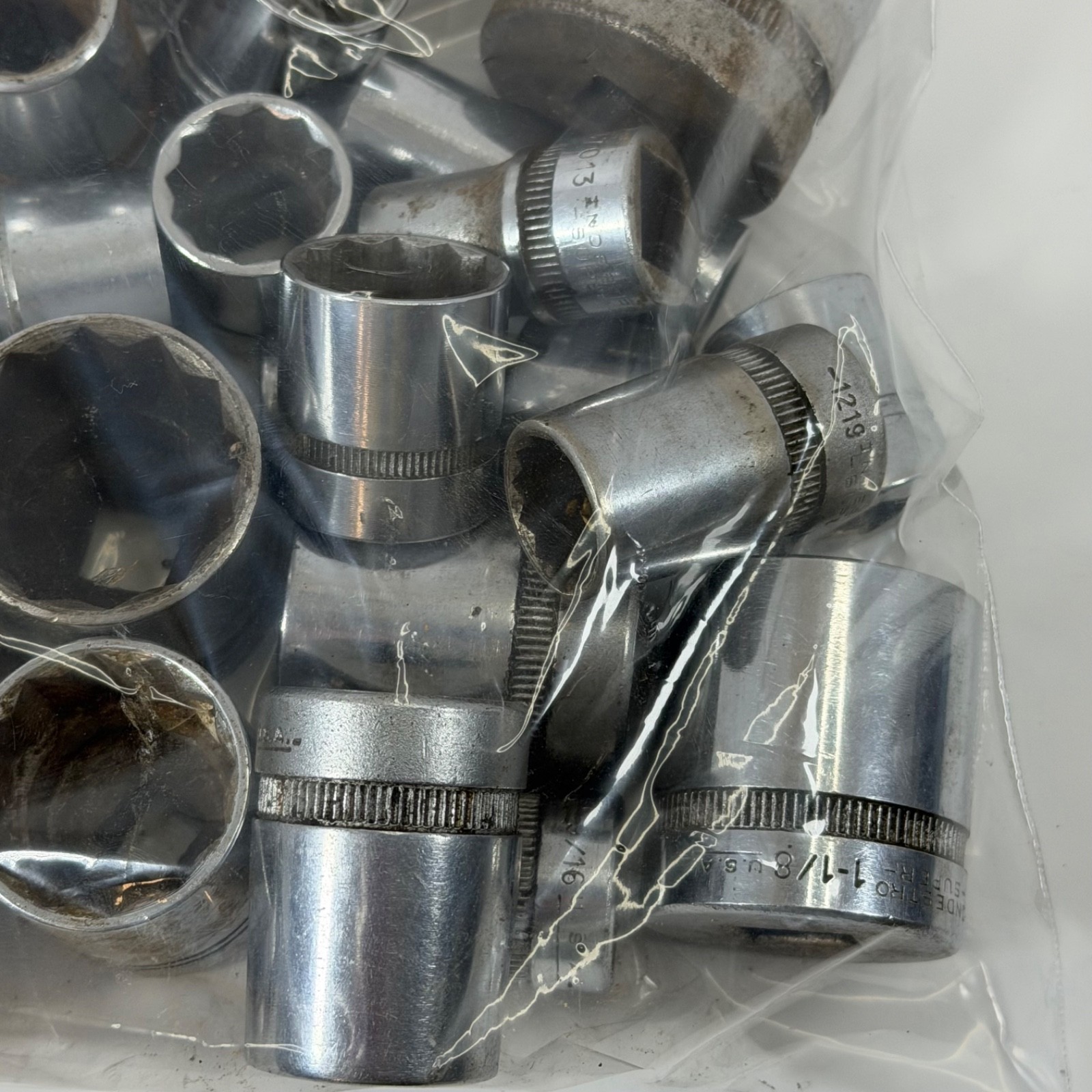 Large Indestro Socket Lot Various Sizes 10 Lbs #1
