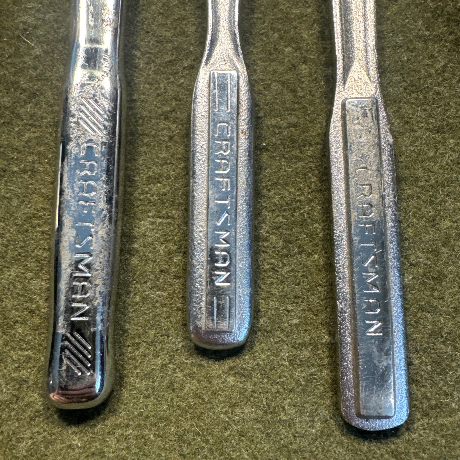 Lot of 3 – 3/8″ drive Ratchets for REPAIR Craftsman, Warranty Eligible Exchange