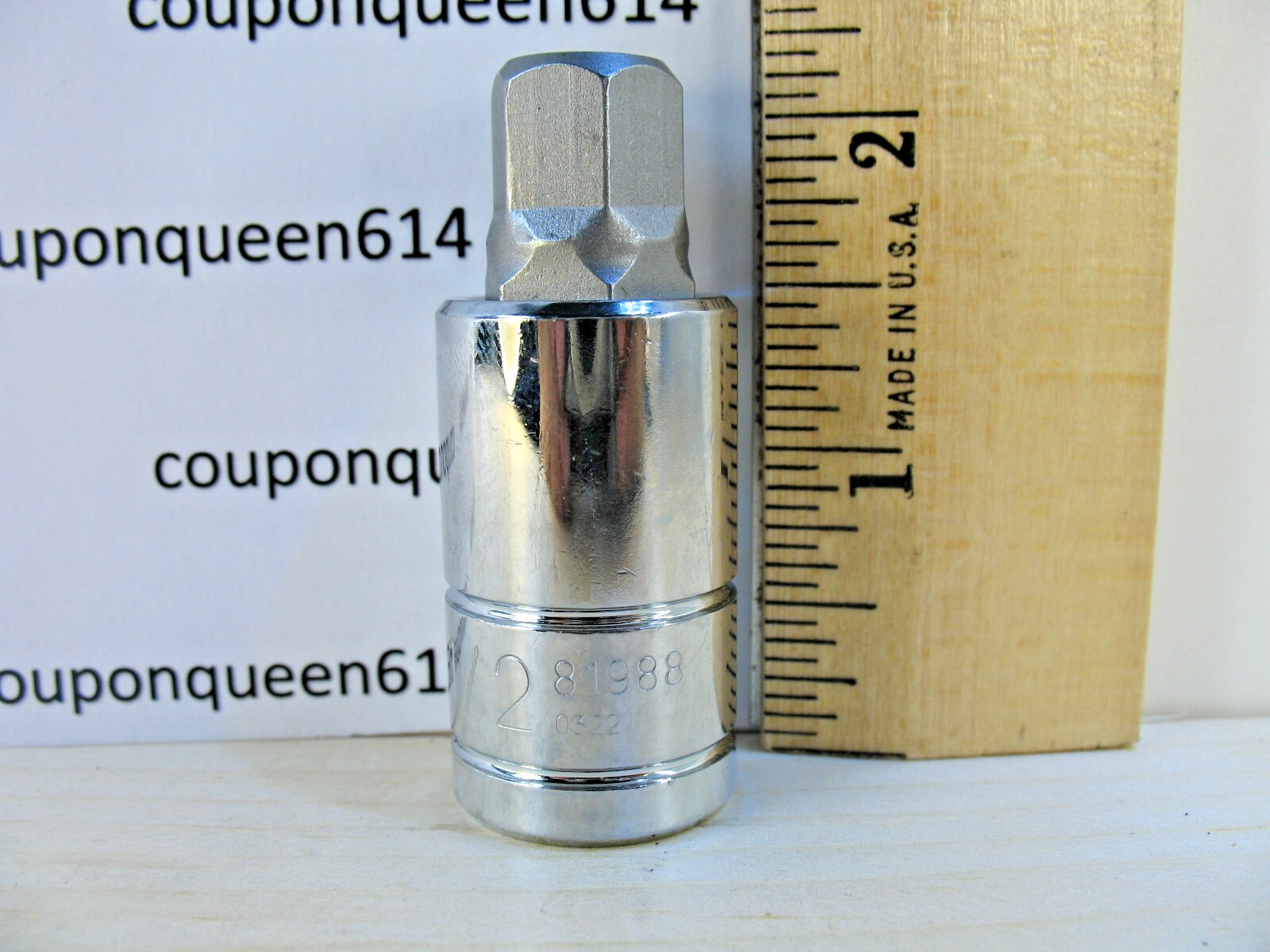 Kobalt 81988-0322, 1/2″ Drive Hex Bit Socket 1/2″ – Brand New