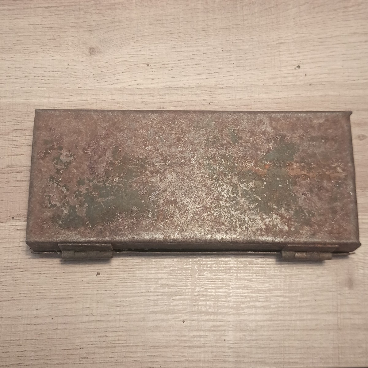 Vintage Plomb Tool Co Los Angeles Midget Socket Case Metal USA 6.5 In X 2.75 In