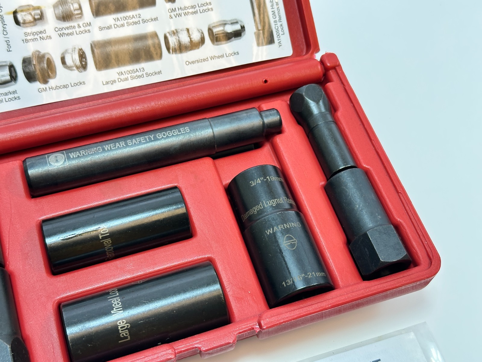 NEW Blue-Point Tools YA1005C Hubcap & Wheel Lock Removal Kit Set (New Old Stock)