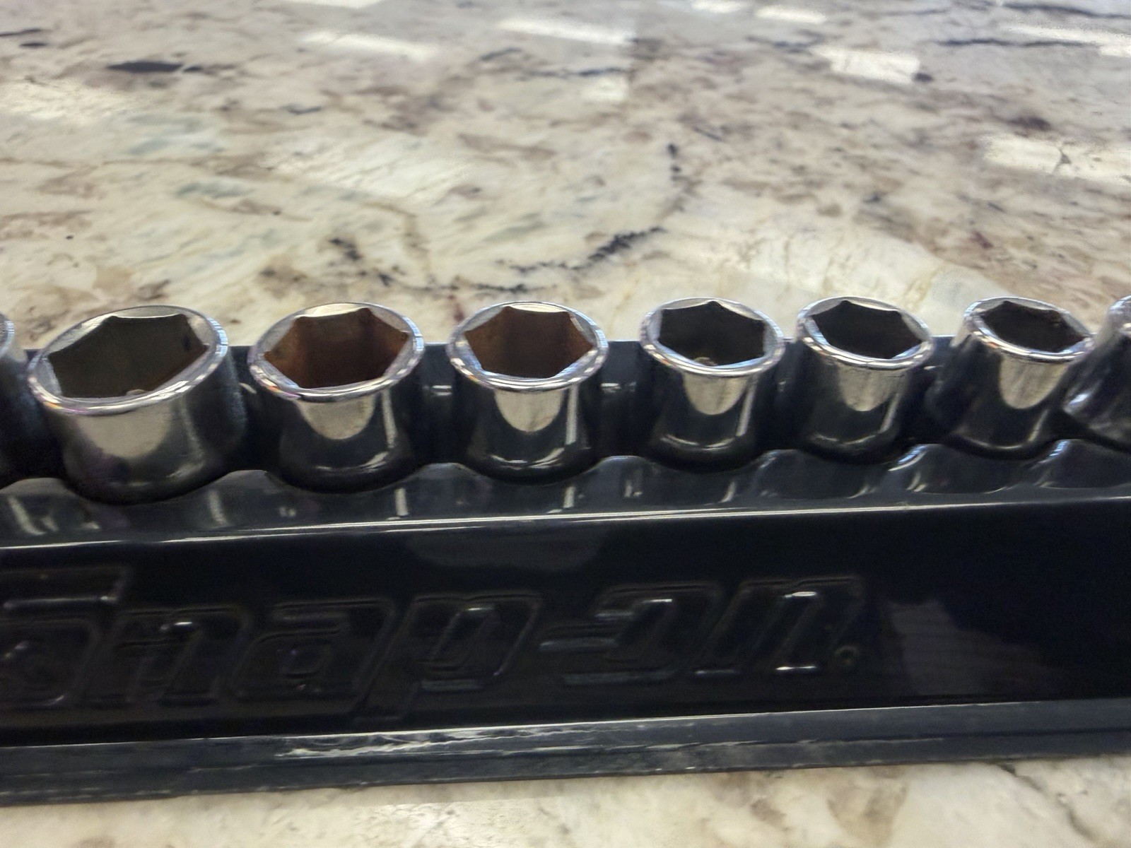 Snap-On Tools TMM 6 Point Metric ¼» Drive Shallow Socket Set of 12 Excellent!