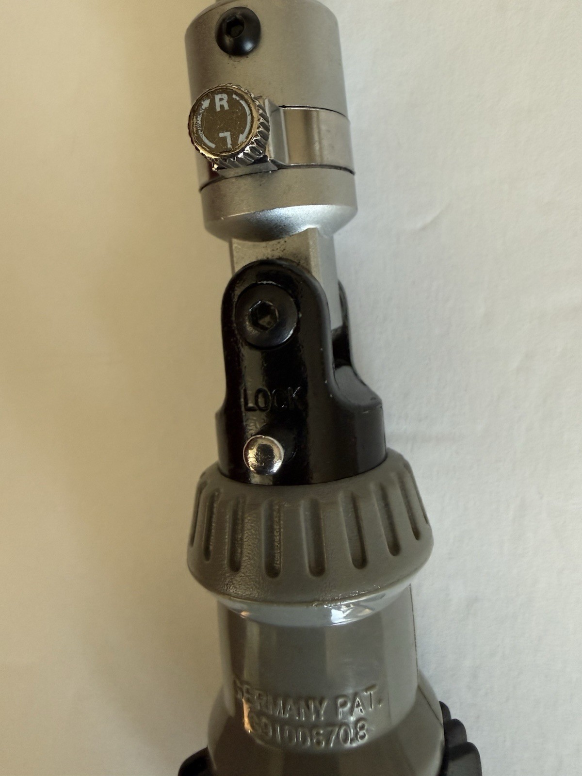 Germany PAT, 7.75” Ratchet Driver Flexible With 5 Heads. Pre Owned.