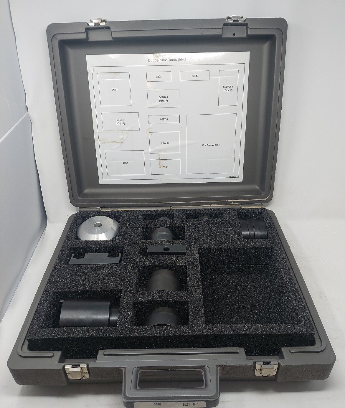 Miller Special Tools 9989 Service Tool Kit for Dodge Nitro Complete Set Case