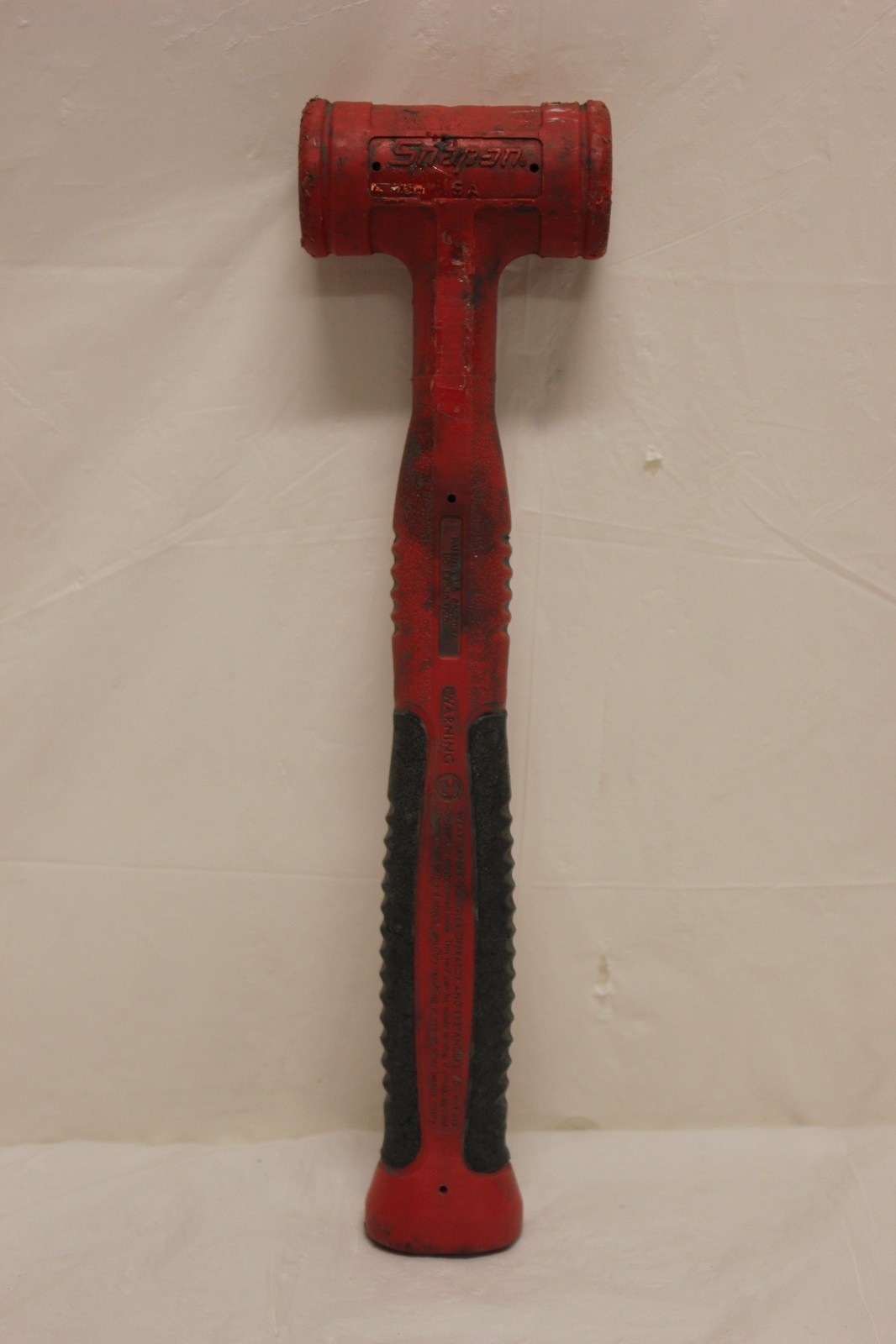 Snap On HBFE16 Red Soft Face Grip Dead Blow Hammer Hand Tool USA 16oz J24