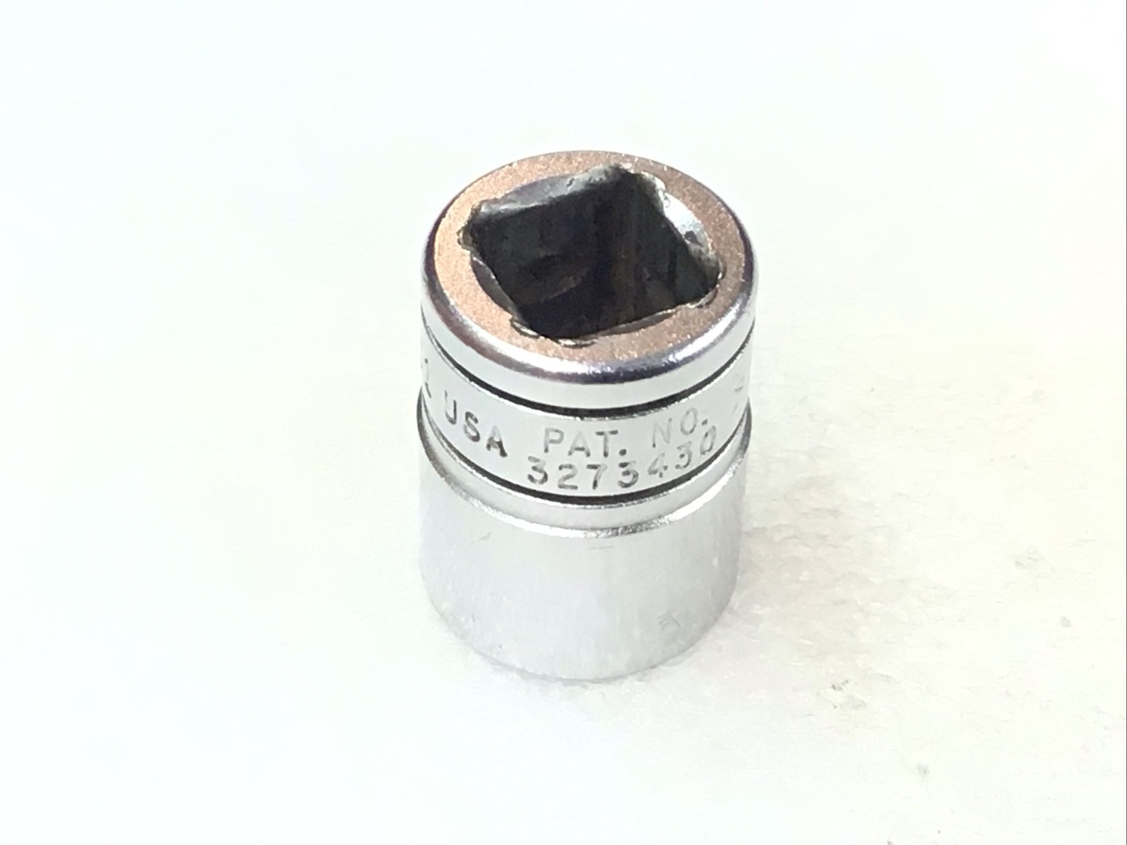 Snap On F161 – 1/2”, SAE, Chrome, 3/8″ Dr., 12-Pt., Shallow, Socket-USA-NICE-