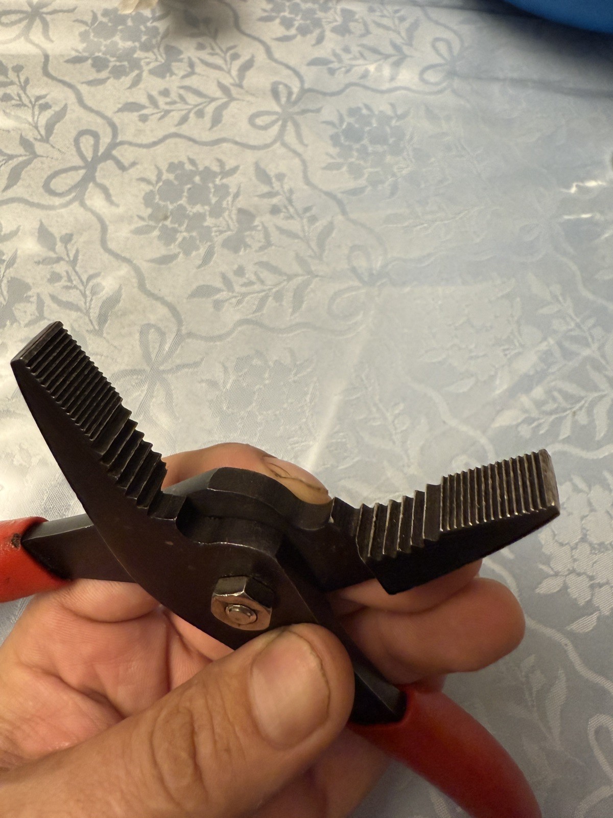 Snap on 47ACP 7.5″ Slip Joint Red Handle Pliers USA