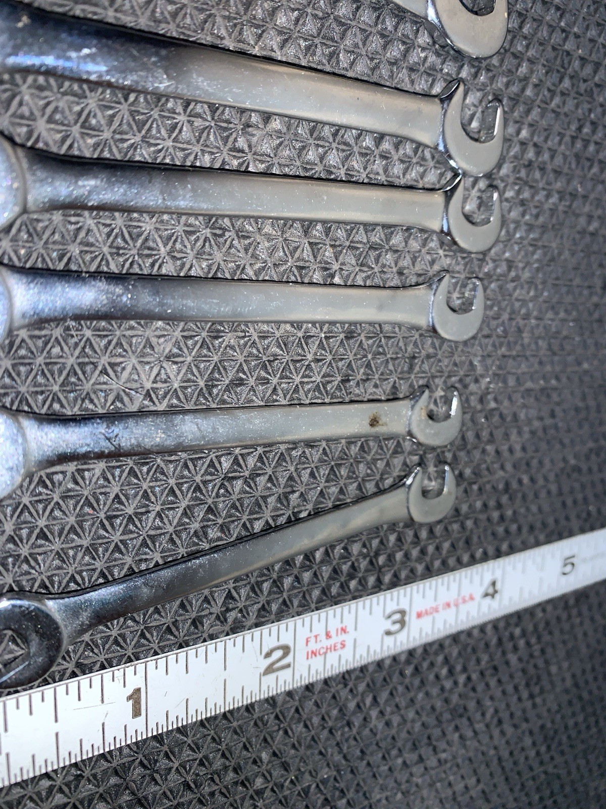 Craftsman 8 Pc Open End Ignition Wrench Set #9 4306 Vintage V Series