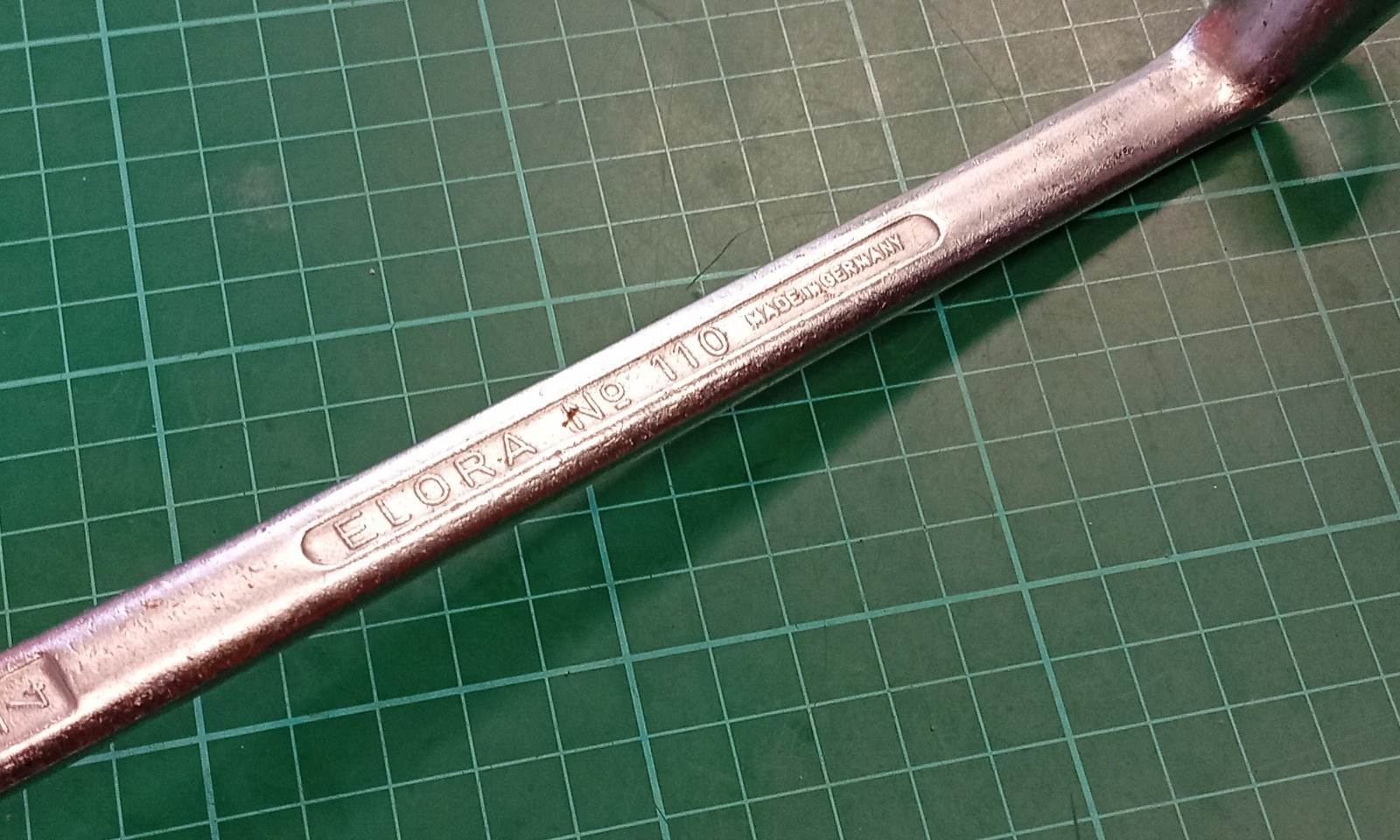 Elora No110 11/16″ x 3/4″ AF, Chrome-Vanadium Offset Ring Spanner, Germany
