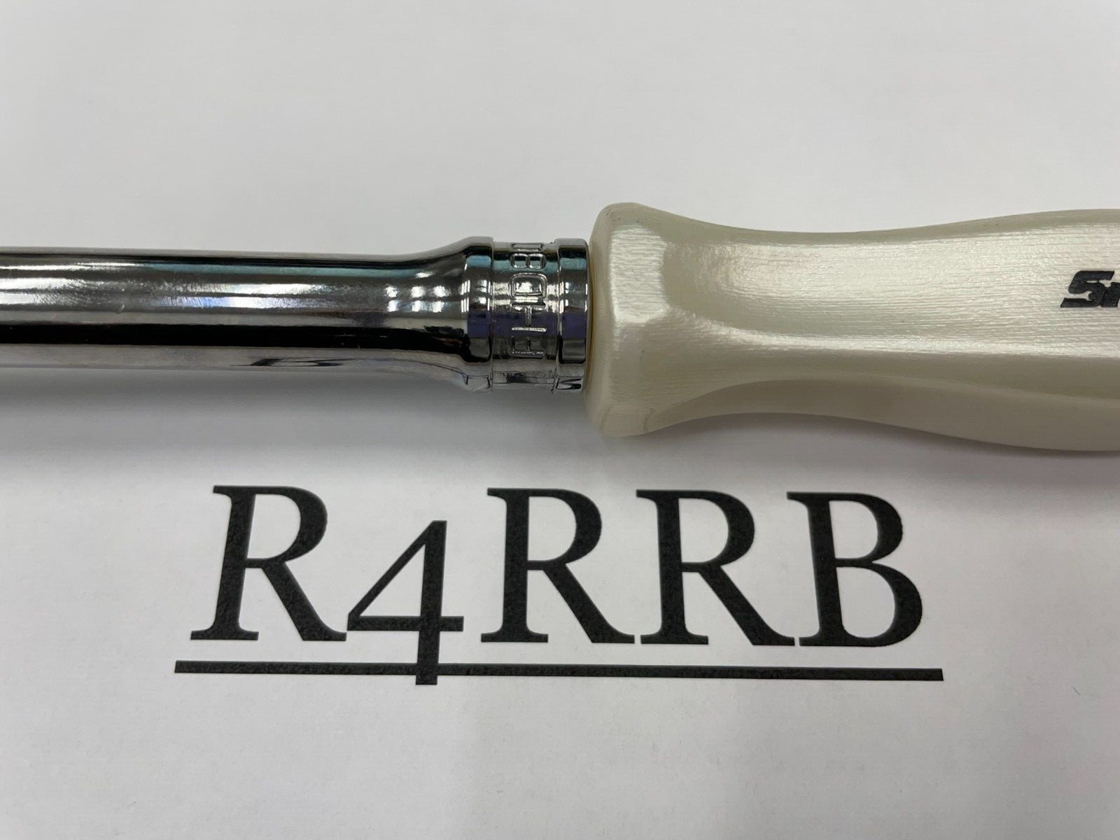 Snap-on Tools PEARL WHITE 3/8″ Drive Hard Grip Multi-Position Ratchet FHD80MPPW