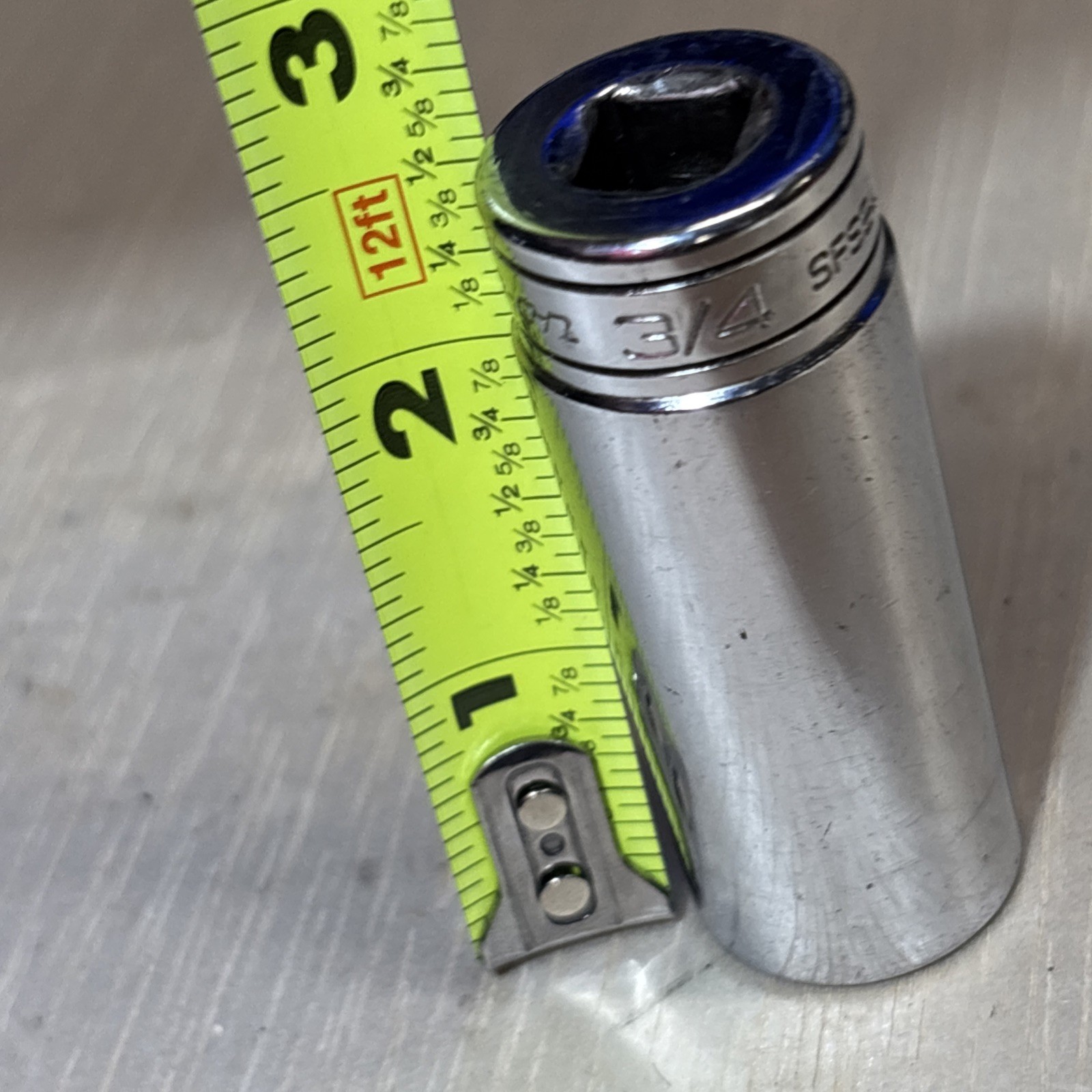 Snap-on SFS241 3/8” Drive Six Point 3/4” Deep Socket