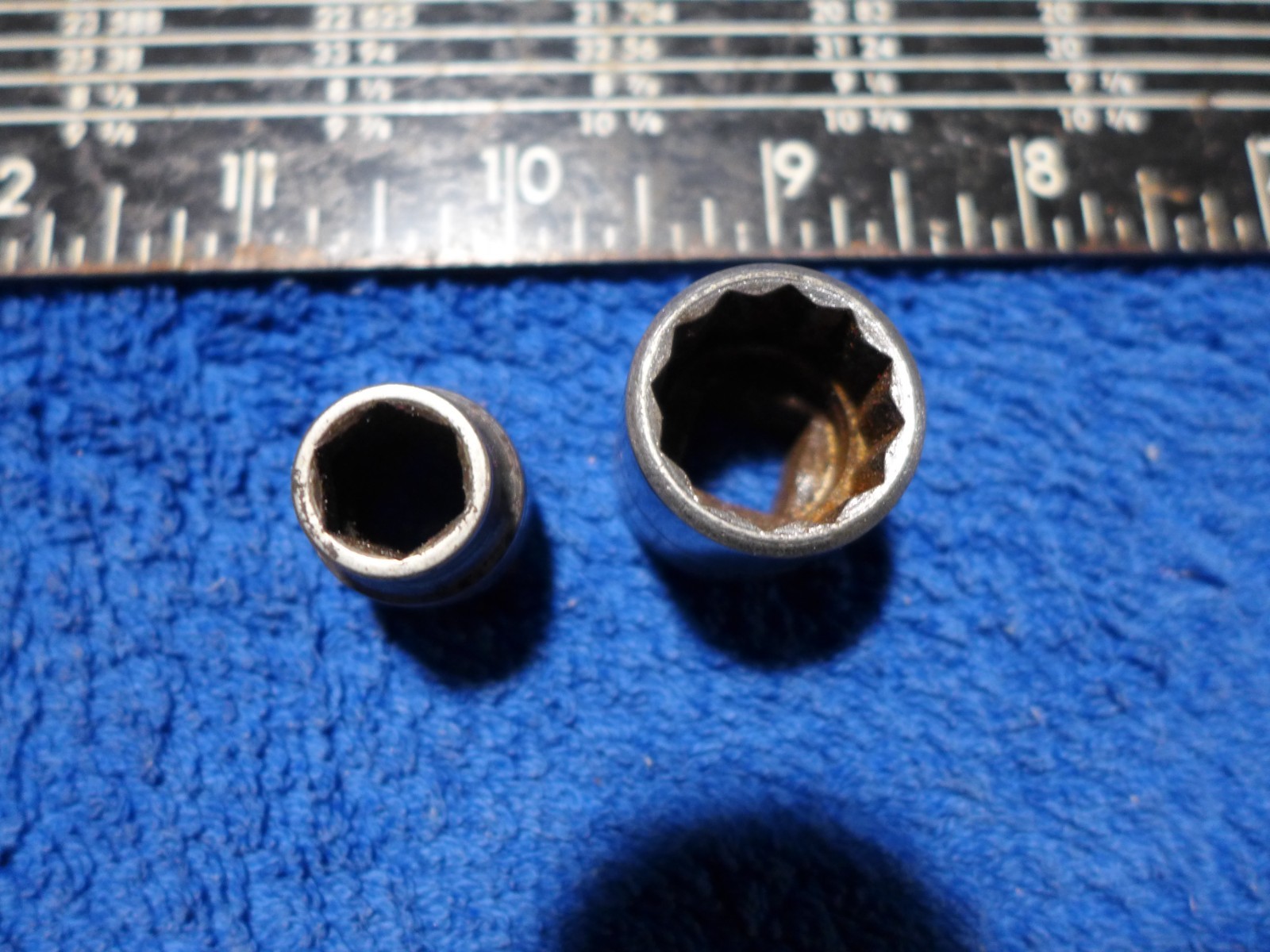 Sk wayne socket lot, 45112 3/8″ and 45120 5/8″. 3/8″ drive chrome