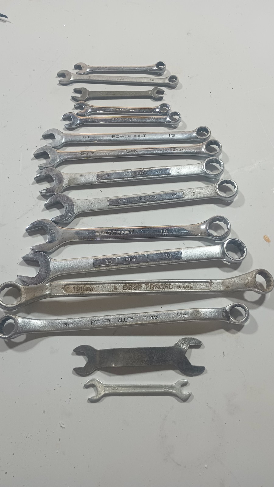 Wrench Lot Metric USA Craftsman Ect. Other Brands