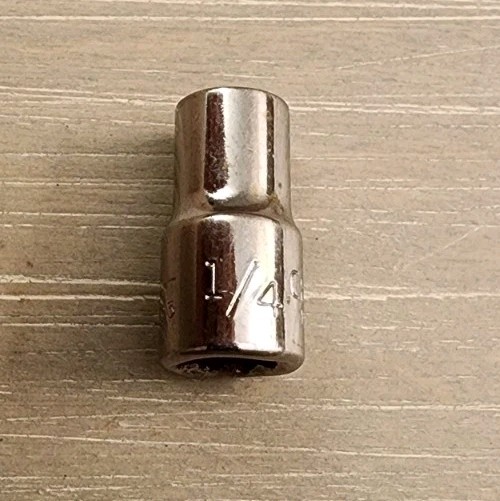 Craftsman USA 1/4 Socket 6 Point 1/4″ Drive Inverted G 43493