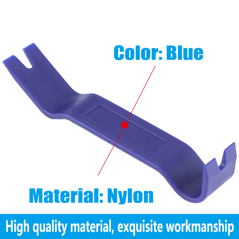 5x Car Door Nylon Trim Panel Dash Installation Removal Repair Pry Tool Kit Blue