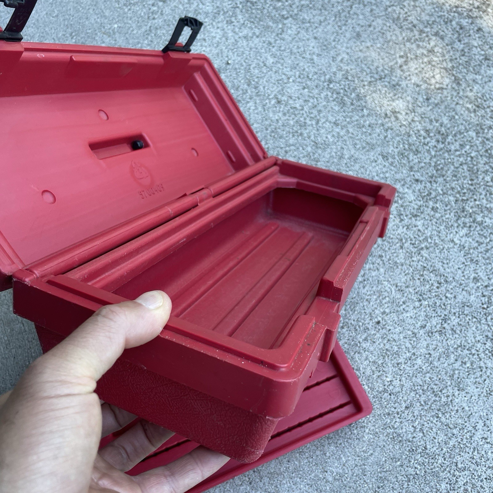 Vintage Sears Best Craftsman USA 18.5″ Red Permanex Tool Box Case