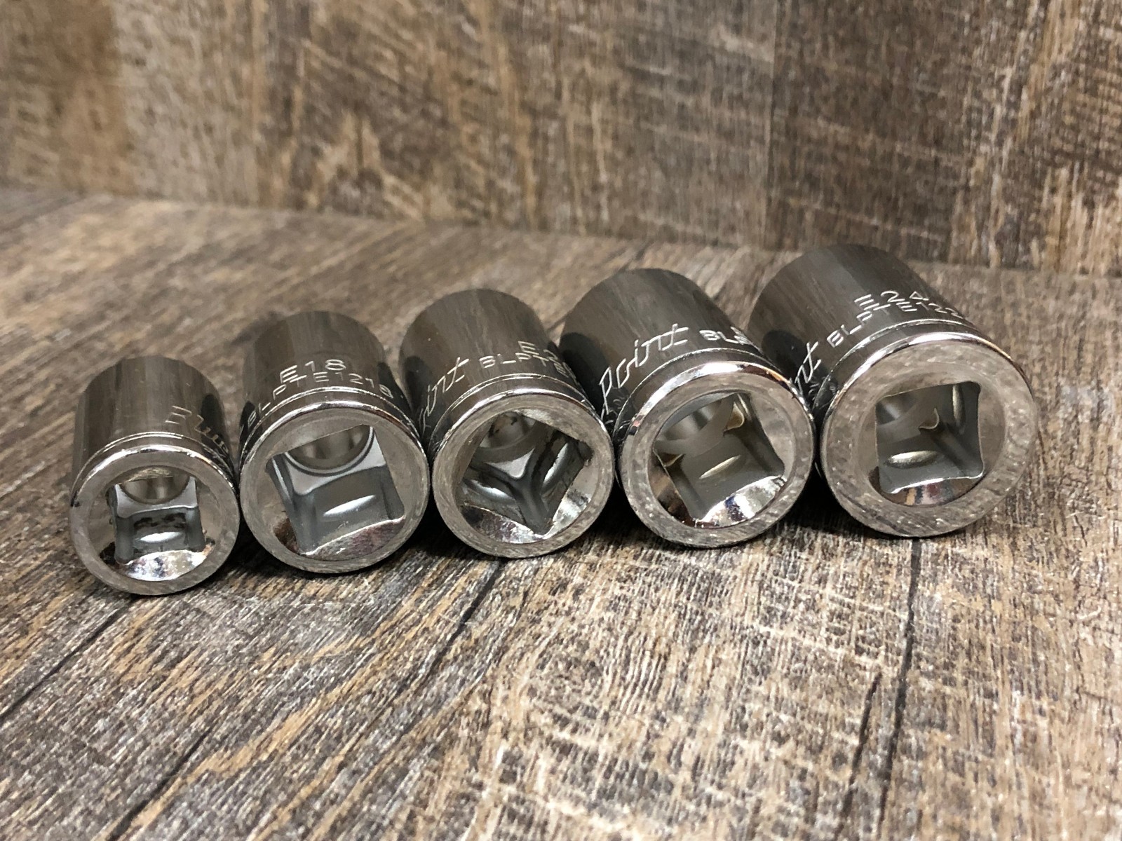 COMPLETE Blue Point BLPTSSC43 Combination Drive Tamper Resistant TORX Socket Set