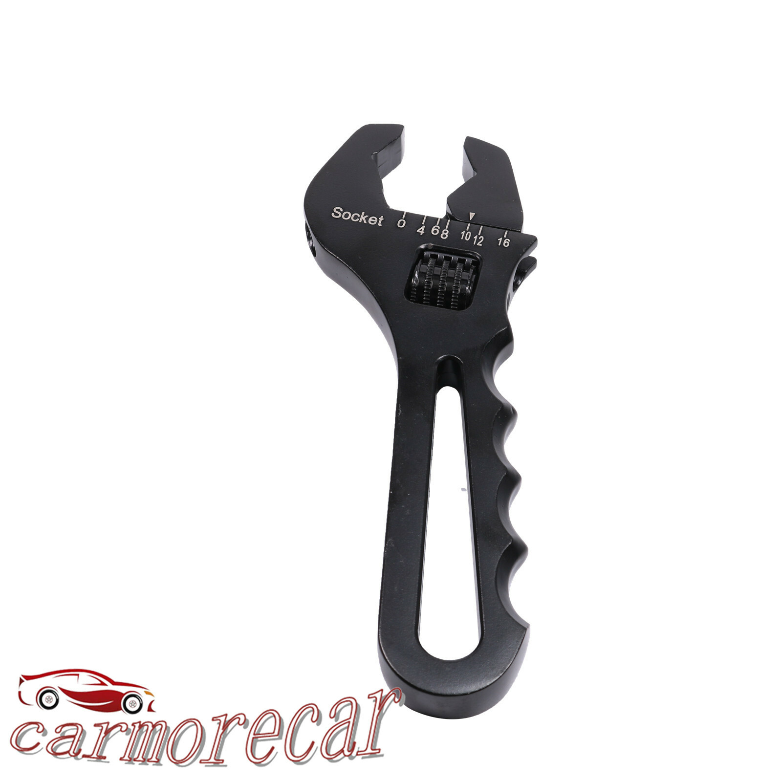 Adjustable Wrench Aluminum Tool Spanner 3AN-16AN Black For Hose End Fitting