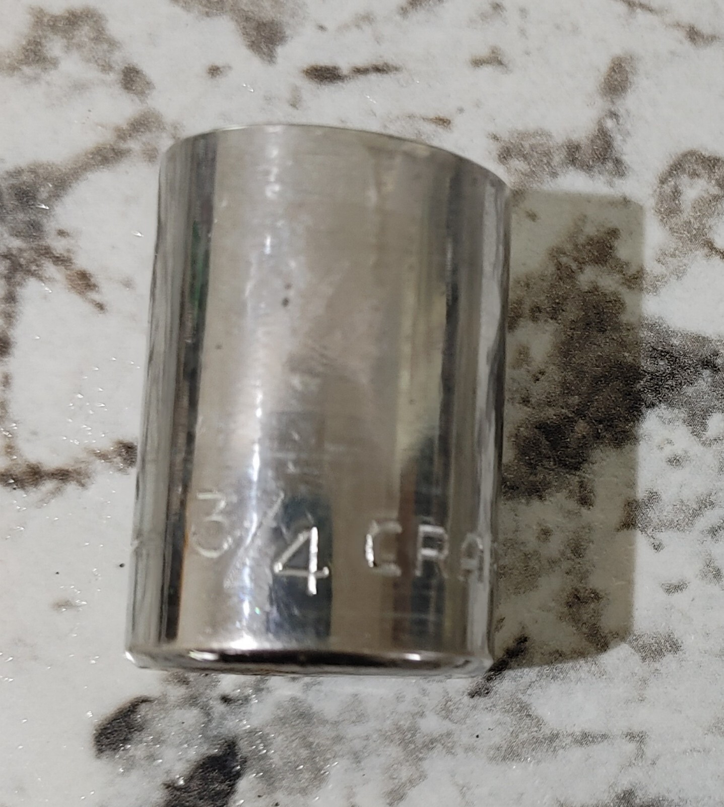 Craftsman USA 3/4″ Easy Read Shallow Socket 1/2″ Dr 12 pt Shallow 34652 SAE
