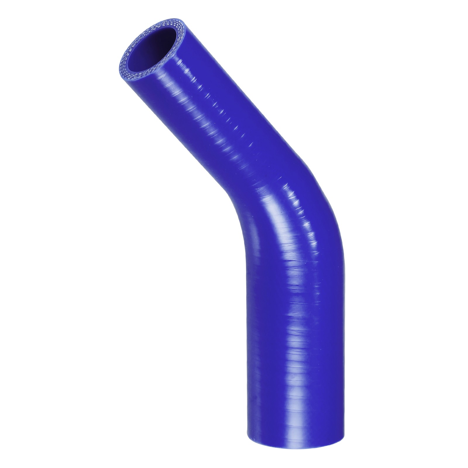 25-35mm 0.98″-1.38″ ID 102mm 4.02″ 45 Degree Long Blue Silicone Tube For Car