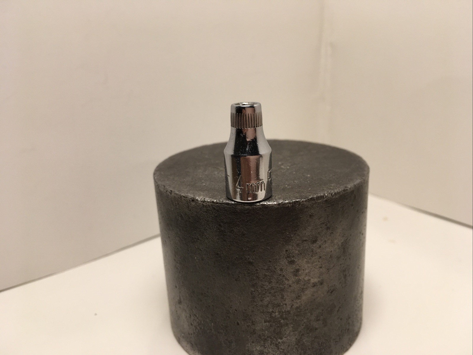 Vintage Craftsman 4mm Chrome Socket 1/4” Drive 6 Point 43505 VV Made In USA .
