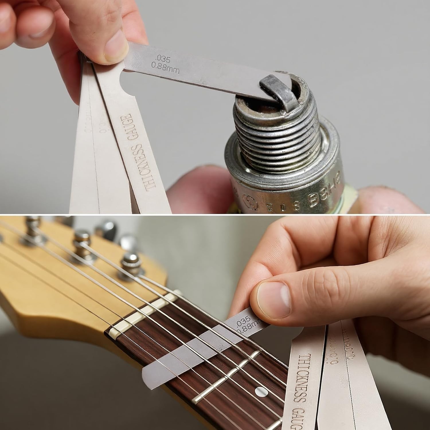 Compact & Flexible Feeler Gauge Set – Ideal for Automotive Maintenance & More