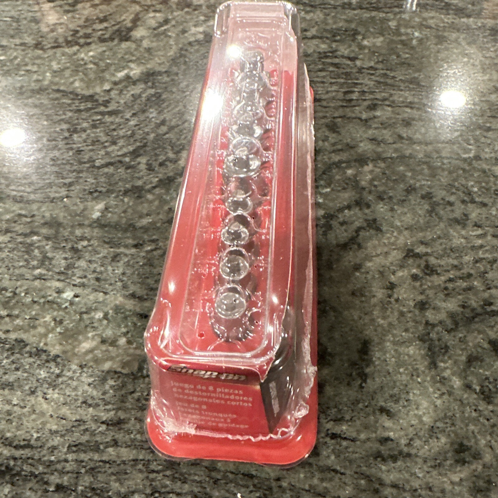 new snap-on 8 pc 1/4″ & 3/8″ dr see stubby hex socket driver set, 208eftaxsy new