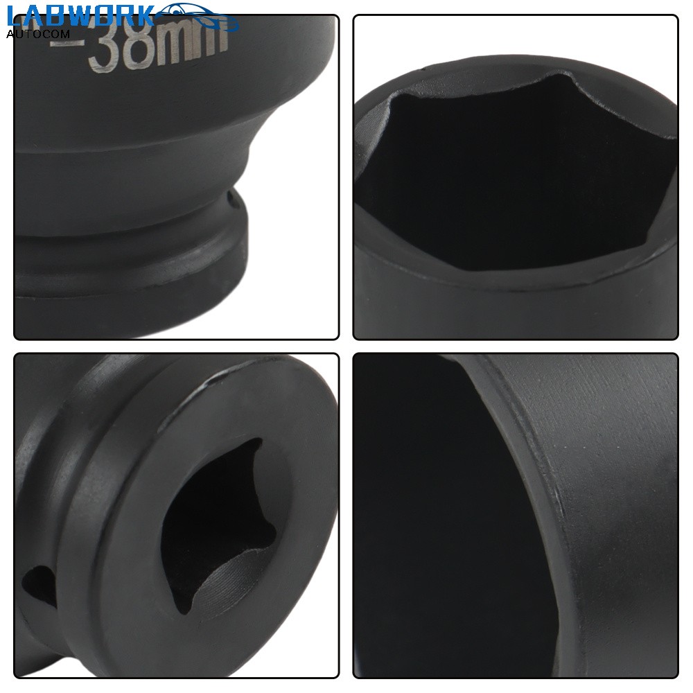 Deep Impact Socket Tool 9Pcs/Set 1/2″ Drive Metric Axle Hub Nut Socket 29-38mm
