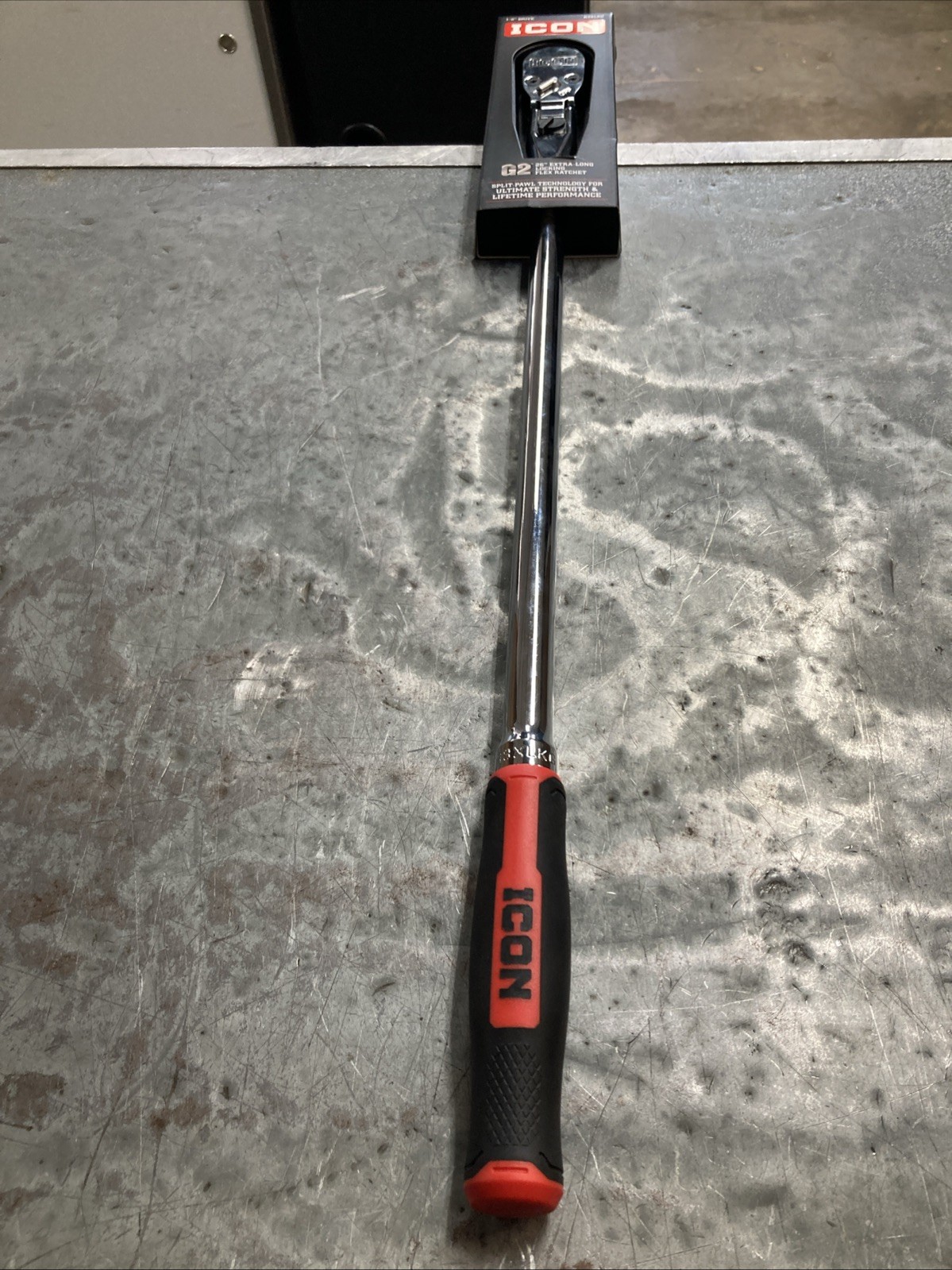 New ICON G2 Series FLEX 1/2″ Drive R3XLKG Ratchet Long Handle 26 Inches Long