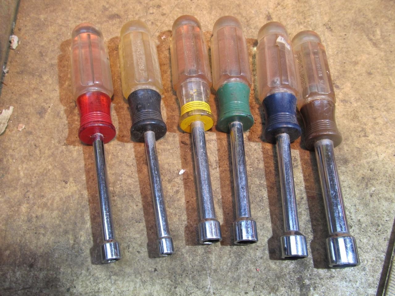Craftsman SAE Nut Driver Set 6 Piece 3/16″-7/16″ missing 9/32″