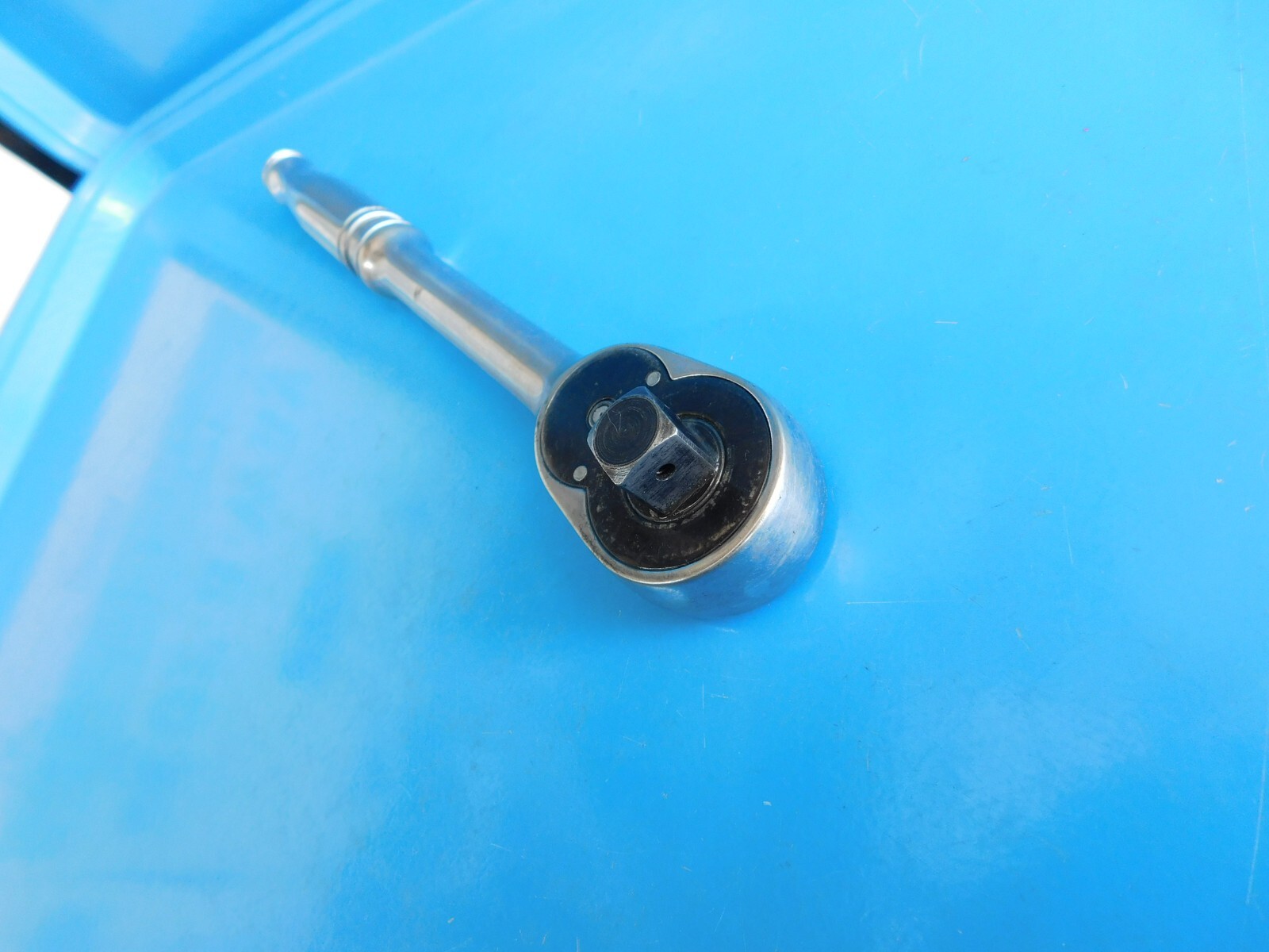 USED, SNAP ON TOOLS 1/2 IN. DR. SHORT HANDLE RATCHET, PART #S710