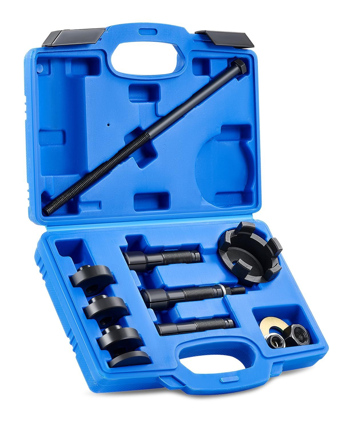 Orion Motor Tech Wheel Bearing Puller Tool Kit Compatible 0.75″ 1″ 25mm, blue