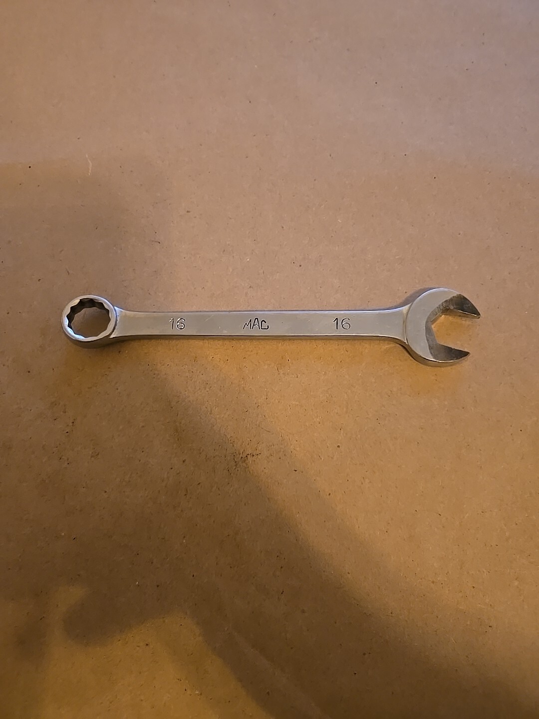 Mac Tools 16MM 12PT Metric Chrome Combination Wrench Modified M16CW