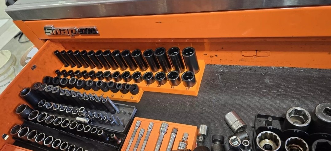 Socket Organizer Metric For Snap On 1/2 Drive