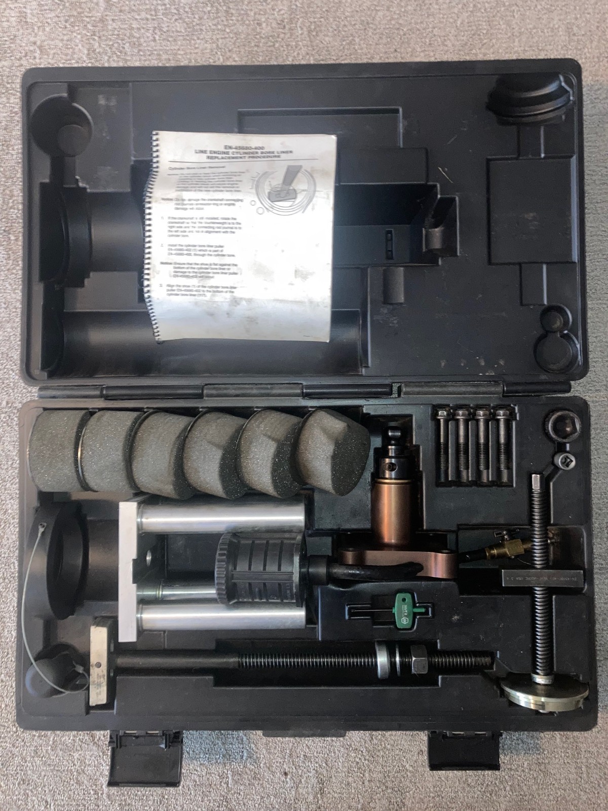 Kent Moore 45680-400 GM 93mm Cylinder Liner Remove/Install/Trim Tool Complete