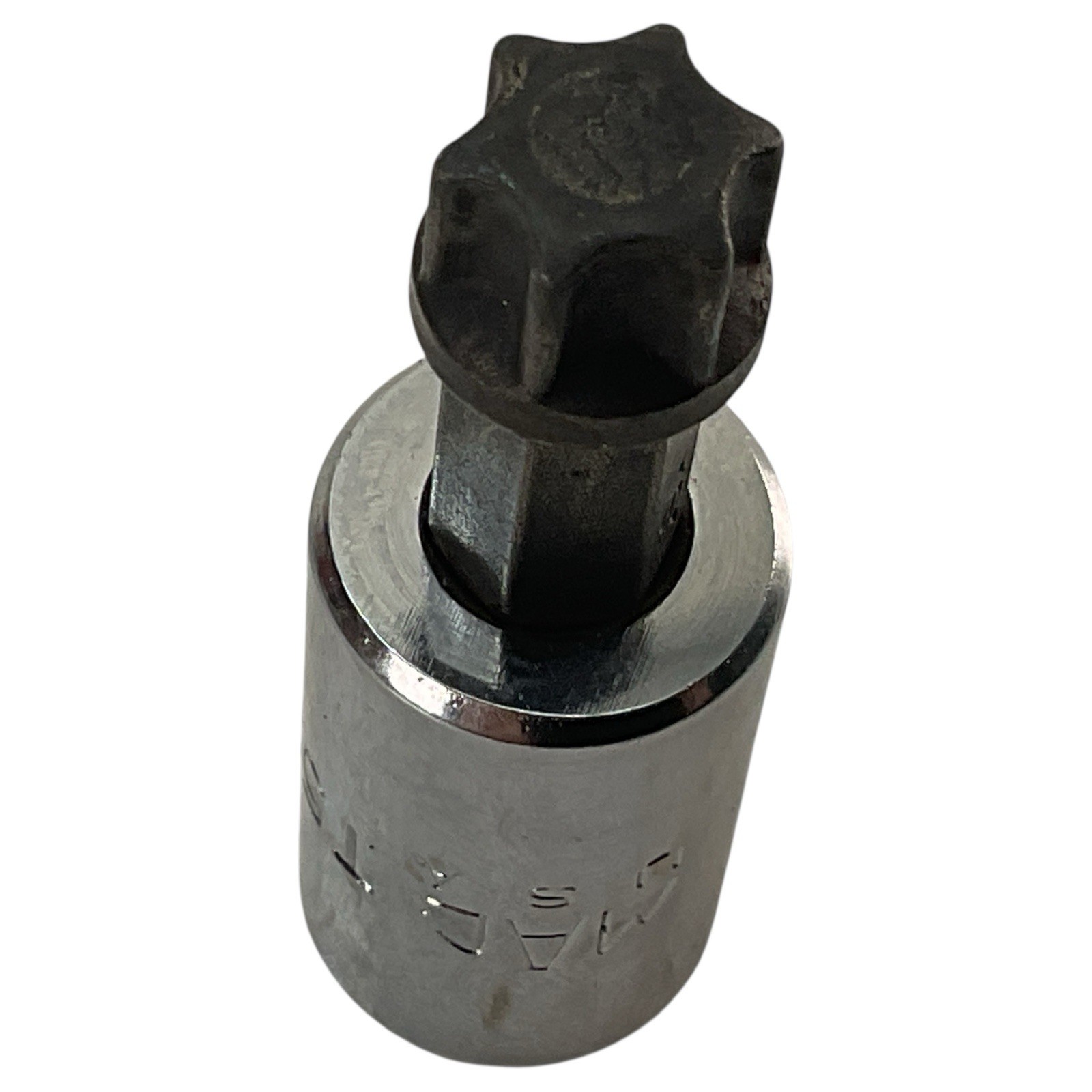Mac Tools T55 Torx Bit Socket Driver 3/8″ Drive Chrome USA Made Good Used
