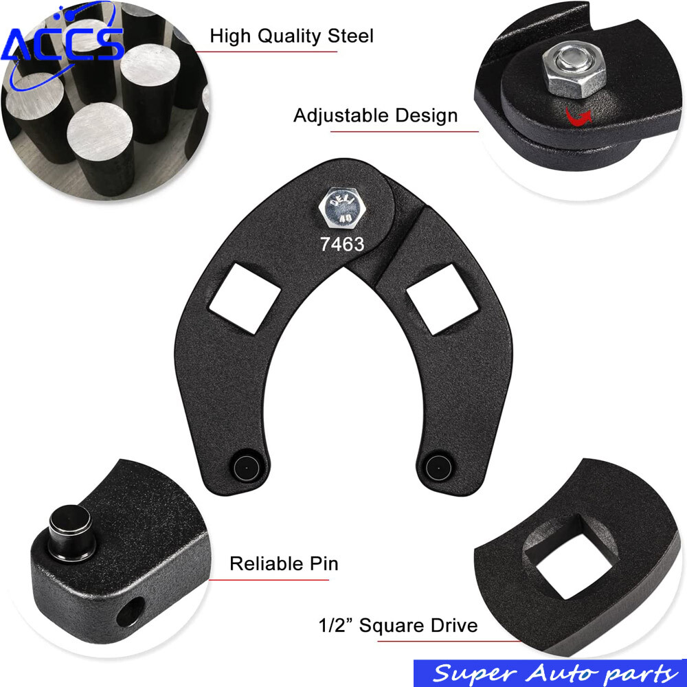 Adjustable Gland Nut Wrench 1266 & 7463 Spanner Tool Kit for Hydraulic Cylinder