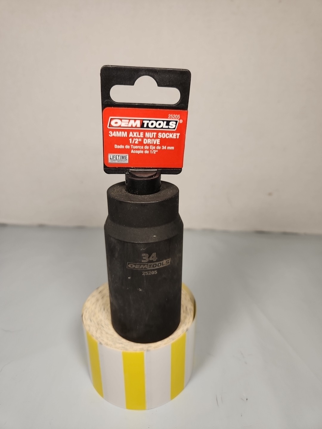 34mm OEMTOOLS Axle Nut Socket – 1/2 Square Drive. B149. PTA