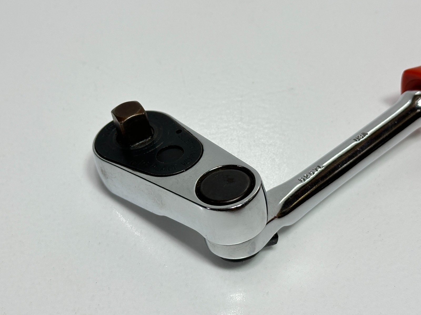 Proto USA Made (Rare) Professional 5257L 3/8″ Drive Indexable Ratchet Red Handle