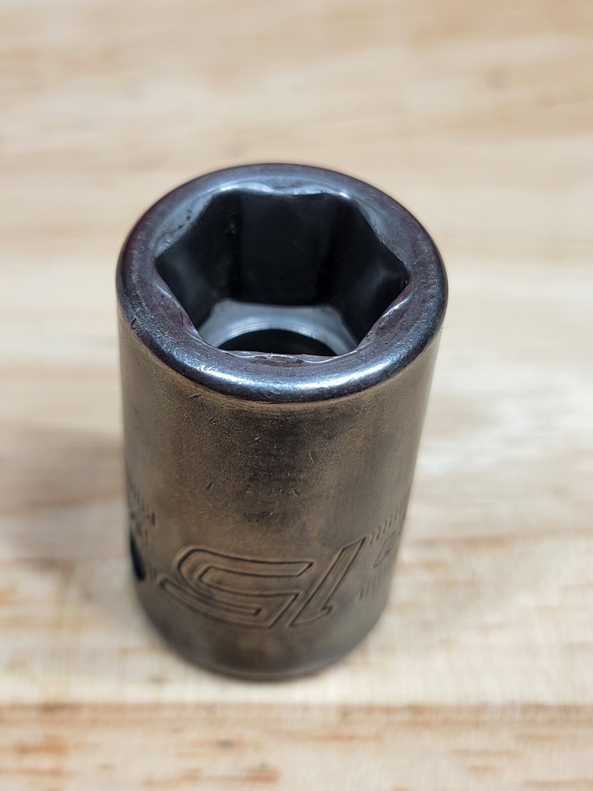 Snap-on Tools IMM150A 15mm 1/2″ Drive 6-Point Shallow Impact Socket