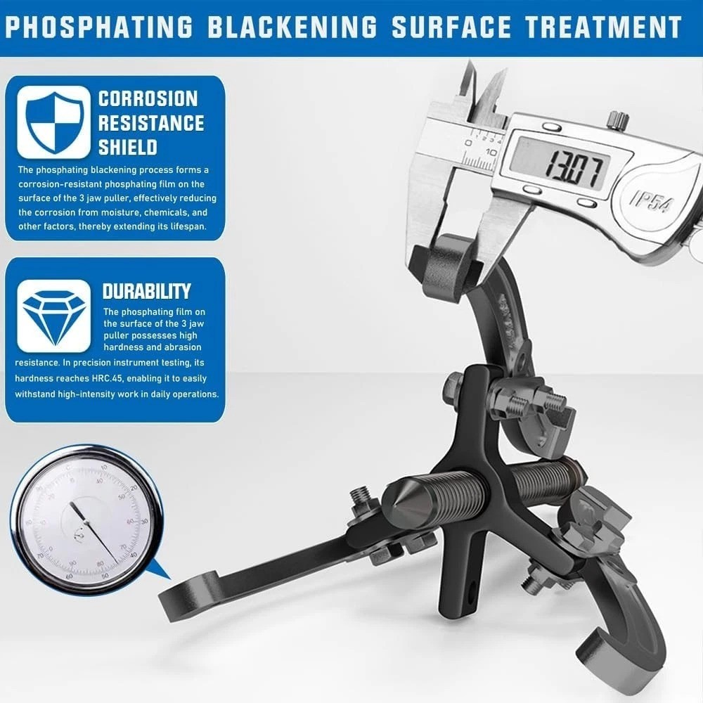 3» 4» 6» 8» Set, 3 Jaw Bearing Puller with Reversible Jaws, 2 Jaw / 3 Jaw…