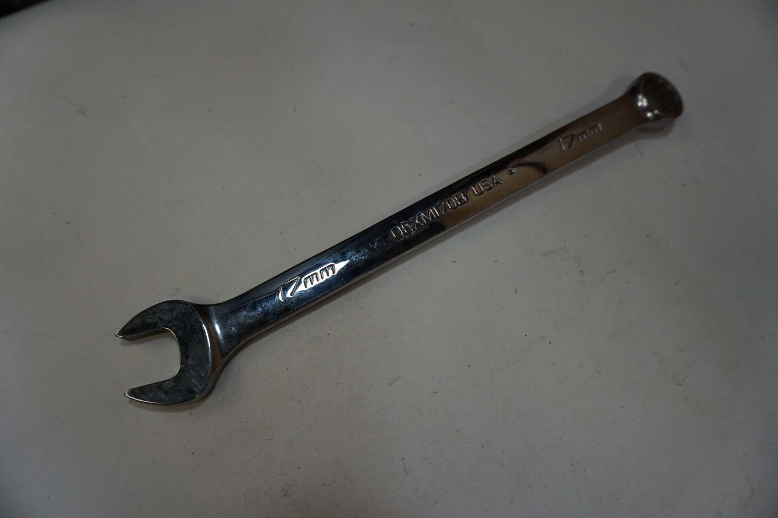 Snap-on Tools 17mm Metric OEXM170B 12-Point Standard Combination Wrench USA