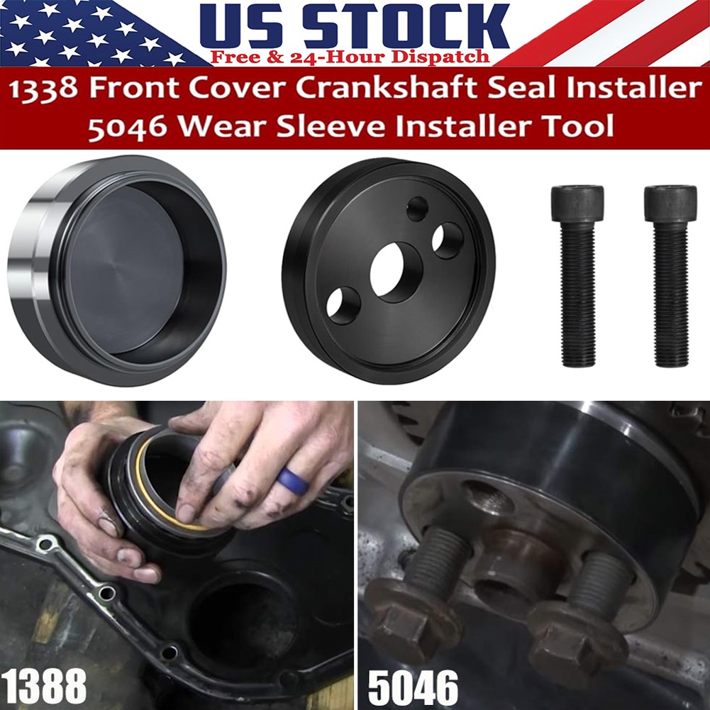 5046 & 1338 Front Crankshaft Seal Installation Tool for Cummins 3.9L 5.9L 6.7L