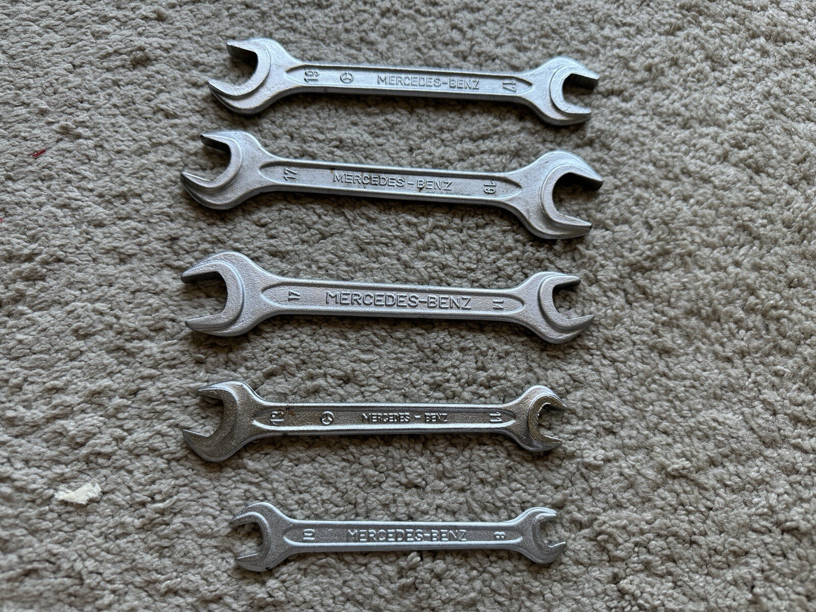 80s Mercedes Benz West German Tool Kit W123 Eclas Wrench 17 13 10 19 Unior Heyco